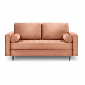 Różowa aksamitna sofa Milo Casa Santo, 174 cm obraz