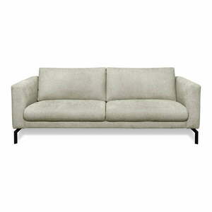 Beżowa sofa z tkaniny szenilowej 216 cm Gomero – Scandic obraz