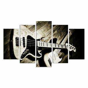 Obraz wieloczęściowy Guitar, 110x60 cm obraz