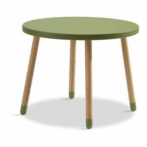 Zielony stolik Flexa Dots, ø 60 cm obraz