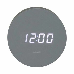 Budzik cyfrowy ø 9 cm Spry Round – Karlsson obraz