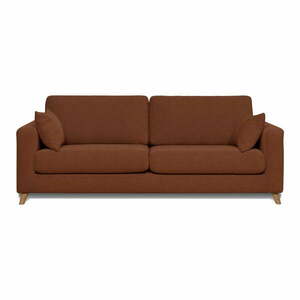 Ciemnopomarańczowa sofa 234 cm Faria – Scandic obraz