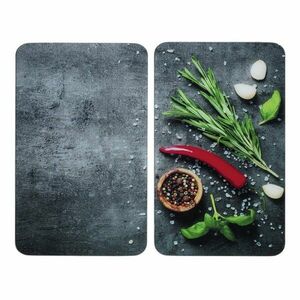 Szklane płyty ochronne na kuchenkę zestaw 2 szt. 52x30 cm Rosemary – Maximex obraz