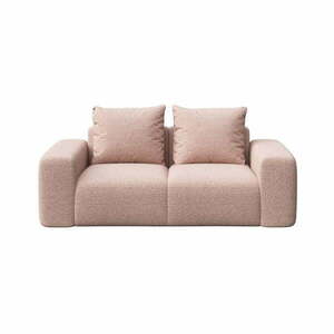 Różowa sofa z materiału bouclé 212 cm Monce – Rodier obraz