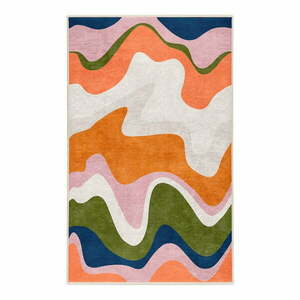 Pomarańczowy dywan odpowiedni do prania 120x180 cm Squiggly Orange – Mila Home obraz