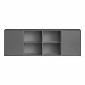Antracytowa niska komoda wisząca 176x61 cm Mistral – Hammel Furniture obraz