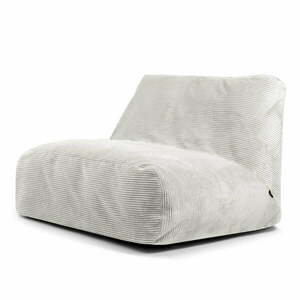 Kremowy sztruksowy worek do siedzenia Sofa Tube – SLOWDOWN obraz