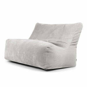 Jasnoszary sztruksowy worek do siedzenia Sofa Seat Lounge – SLOWDOWN obraz