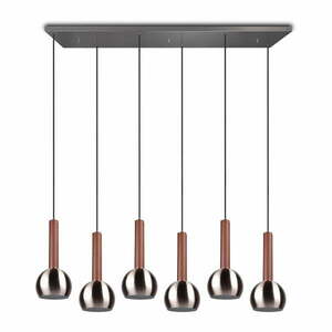 Czarna lampa wisząca Ciliana – CINQUE obraz