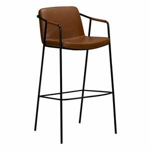 Brązowy hoker z imitacji skóry DAN-FORM Denmark Boto, wys. 105 cm obraz