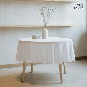 Lniany obrus ø 180 cm – Linen Tales obraz