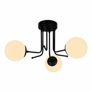 Czarna lampa sufitowa Squid Lighting Star, wys. 34 cm obraz