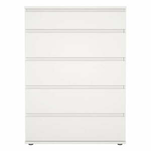 Biała wysoka komoda 77x107 cm Nova – Tvilum obraz