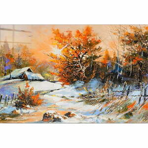 Szklany obraz 70x50 cm Winter – Wallity obraz