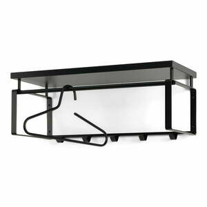 Czarny metalowy wieszak ścienny Rex – Spinder Design obraz