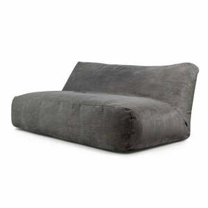 Ciemnoszary sztruksowy worek do siedzenia Sofa Tube 190 – SLOWDOWN obraz