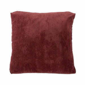 Czerwona poduszka dekoracyjna Tiseco Home Studio Ribbed, 60x60 cm obraz