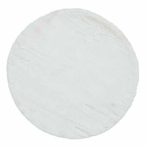 Biały dywan Think Rugs Teddy, ⌀ 120 cm obraz