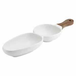 Biała porcelanowa miska do serwowania Ladelle Essentials obraz