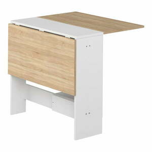 Rozkładany stół z blatem w dekorze dębu 76x28 cm Papillon – TemaHome obraz