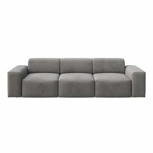 Szara sztruksowa sofa 285 cm Villet – Rodier obraz