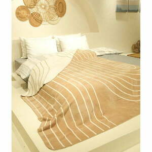 Beżowo-kremowa narzuta na łóżko dwuosobowe 200x220 cm Twin – Oyo Concept obraz