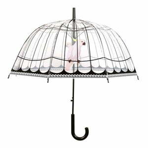 Przezroczysty parasol odporny na wiatr Ambiance Birds, ⌀ 81 cm obraz