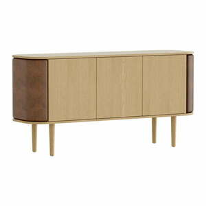 Jasnobrązowa niska komoda w dekorze dębu 150x75 cm Treasures – UMAGE obraz