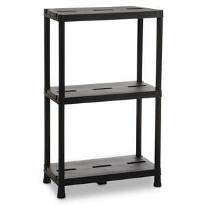 Czarny plastikowy regał do garażu 60x95 cm Universal Pro – Toomax obraz