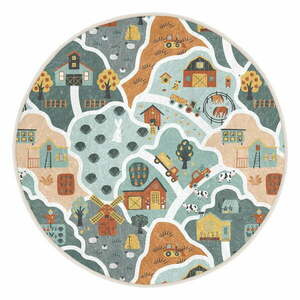 Dziecięcy dywan do zabawy odpowiedni do prania ø80 cm Farmer's Life – Mila Home obraz