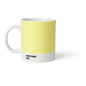 Jasnożółty ceramiczny kubek 375 ml Light Yellow 600 – Pantone obraz