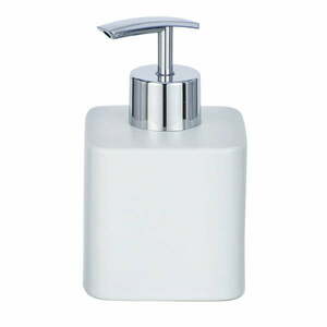 Biały dozownik do mydła ceramiczny 290 ml Hexa – Wenko obraz