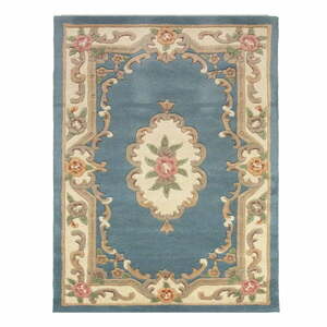 Niebieski wełniany dywan Flair Rugs Aubusson, 120x180 cm obraz