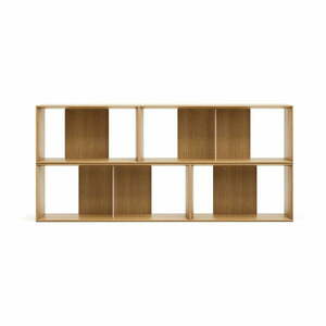 Modułowy system półek w dekorze dębu 4 szt. 168x76 cm Litto – Kave Home obraz