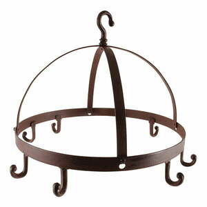 Wieszak żeliwny na zioła z 6 haczykami Esschert Design, ⌀ 37, 2 cm obraz
