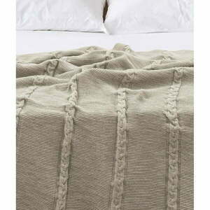 Beżowa narzuta 200x220 cm Trenza – Oyo Concept obraz