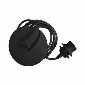Czarny kabel wiszący do lamp UMAGE Rosette, dł. 210 cm obraz