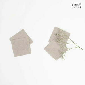 Beżowe tekstylne podkładki zestaw 4 szt. – Linen Tales obraz