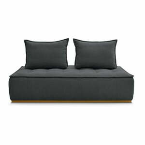 Ciemnoszara sofa z materiału bouclé 175 cm Elisa – Bobochic Paris obraz
