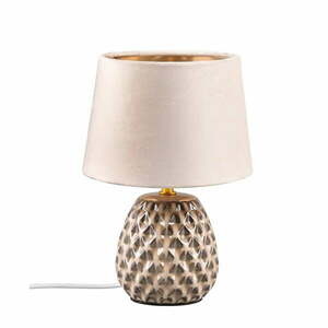 Beżowa lampa stołowa (wys. 27 cm) Ariana – Trio obraz