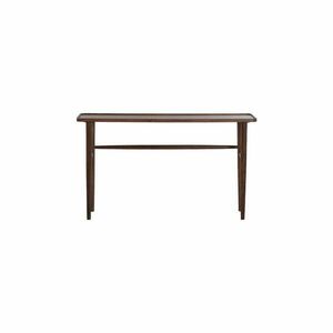 Brązowa konsola z litego drewna akacjowego 30x140 cm Qiano – Light & Living obraz