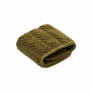 Zielony bawełniany ręcznik frotte 30x50 cm Rune – Kave Home obraz