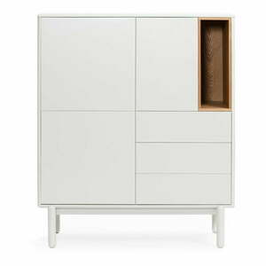 Kremowa komoda 100x120x40 cm Corvo – Teulat obraz