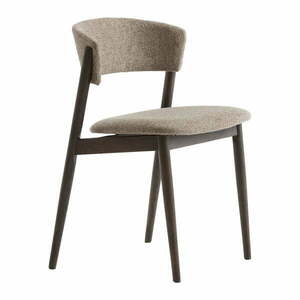 Beżowo-ciemnobrązowe metalowe krzesła zestaw 2 szt. Revere – Unique Furniture obraz