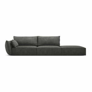Szary szezlong (lewostronny) Vanda – Mazzini Sofas obraz