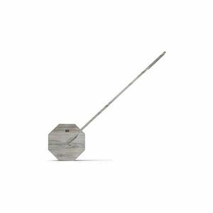 Szara lampa stołowa LED (wysokość 38 cm) Octagon One – Gingko obraz