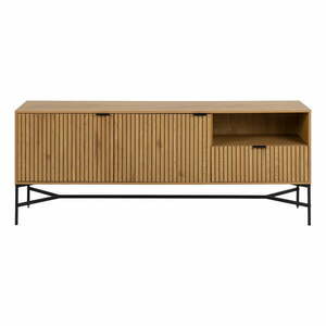 Niska komoda w dekorze dębu 180x70 cm Jaipur – Actona obraz