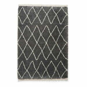 Ciemnoszary dywan 200x290 cm Boho – Think Rugs obraz