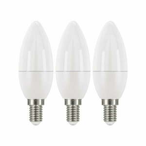 Zestaw 3 żarówek LED EMOS Classic Candle Neutral White, 5W E14 obraz