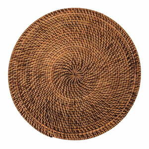 Naturalna rattanowa mata stołowa Tiseco Home Studio, ⌀ 36 cm obraz